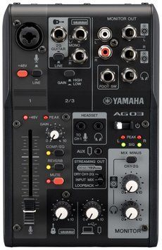 Мікшерний пульт Yamaha AG03MK2