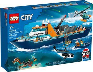 Блоковий конструктор LEGO City Арктичний дослідницький корабель (60368)