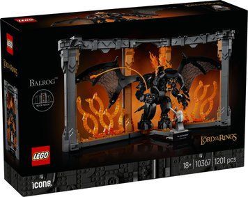 Блоковий конструктор LEGO Icons Володар перснів: Балроґ. Книжковий куточок (10367)
